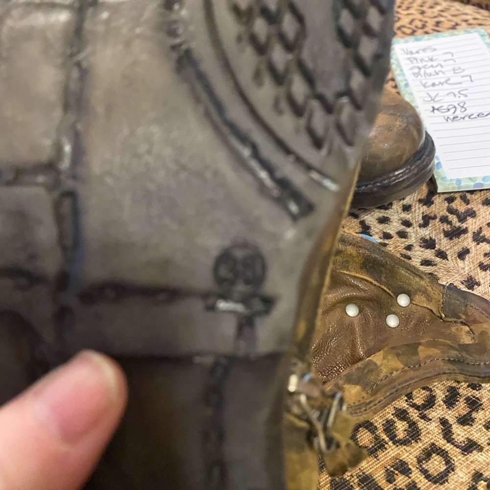 AS98 Camouflage Leather Ankle Boots - Picture 10 of 10